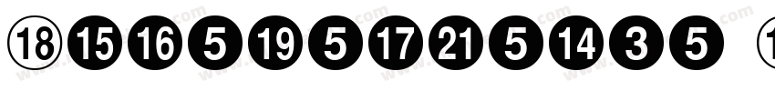 Ropesequence Number h r字体转换